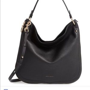 Rebecca Minkoff Black leather purse with dust bag and removable shoulder strap